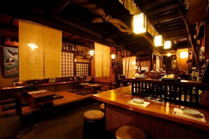 Japanese restaurant interior